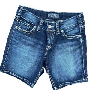 Silver blue Jean shorts size 26